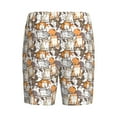 thumbnail image 2 of Lsque Cartoon Cat 1 Mens Sleep Pajama Shorts,Short Pajama Pants, Cotton Ultra-Soft Knit-4X-Large, 2 of 9