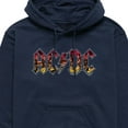 thumbnail image 2 of ACDC - Poster Texture - Men's Pullover Hooded Fleece Sweatshirt, 2 of 4