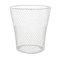 thumbnail image 2 of essentials wire mesh waste basket (white), 2 of 2