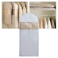 thumbnail image 2 of Peach Skin Velvet Storage Bag For Home Textile Organizing Space Saving Hanging Design Clothes Storage Container for Linen Closet Blankets Ideas Soft Storage Containers Tote for Storage with Container, 2 of 3