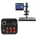 thumbnail image 4 of Cámara de microscopio industrial KP-2307V de 21 MP, cámara industrial de alta definición para laboratorio, enchufe estadounidense de 100 a 240 V, 4 of 12
