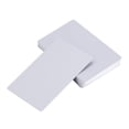 thumbnail image 2 of Tarjetas de nombre con grabado de maser óptico - Tarjetas de nombre de visita de negocios lisas de metal 50 piezas 5 colores Impresionantes espacios en blanco Marca de maser óptico grabado(Plata), 2 of 14