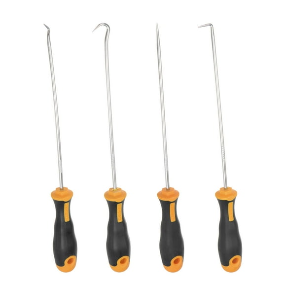 Uxcell Pick and Hook Set 9.84" Length Puller Remover Removal Tool for Oil Seal/O-rings, Gasket, Hose 4in 1Set