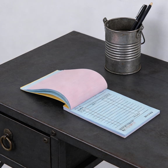 OUNONA 4Pcs Business Receipt Journal White Hand Written Book for Clear Duplicate Records