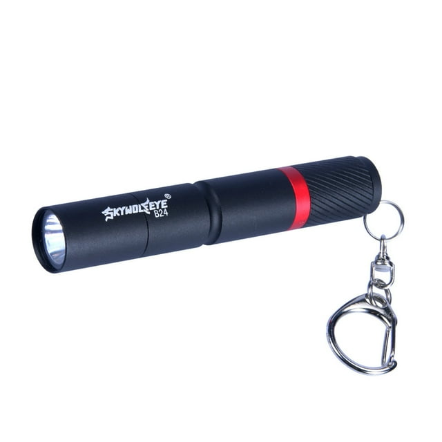 Mini LED Pen Flashlight - Aircraft Aluminum, 9cm, 3 Modes (High/Low/Strobe), Clip-on, Uses 1 AAA Battery (Not Included) (1-Pack)