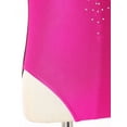 thumbnail image 7 of TiaoBug Kids Girls Sleeveless Metallic Splice Gymnastic Leotards Athletic Bodysuit Jumpsuit, 7 of 7