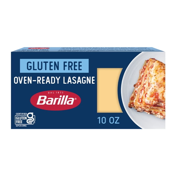 Barilla Gluten Free Oven Ready Lasagna Pasta, 10 oz