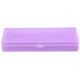 thumbnail image 2 of Horplkj Plastic Pencil Box, Clear Hinged Lid Storage Case with Snap Closure, Frosted Transparent Organizer for Pens and Office Home, 2 of 4