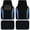 Blue, variant on Leather Waterproof Sporty Car Floor Mats Carpet,Universal Automotive Floor Mat Fit for Sedans, Cars, Mid Trucks, Vans, SUV, Set of 4 (Black and Gray)