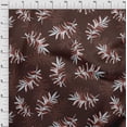 thumbnail image 4 of oneOone Velvet Maroon Fabric Abstract Leaves Sewing Craft Projects Fabric Prints By Yard 58 Inch Wide, 4 of 4