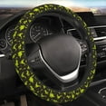 thumbnail image 4 of Kdxio Cute Cartoon Dinosaurs Green Silhouette Pattern Print Elastic Stretch Steering Wheel Cover,Auto Steering Wheel Cover,15 Inch Anti-Slip,Warm in Winter and Cool in Summer,Fit Suvs,Vans Cars,Trucks, 4 of 7