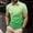 Green, variant on Shirts for Men Solid Short Sleeve Turn-Down Collar Button Pullover T-Shirt Gradient Print Cotton Linen Breathable Lightweight Relaxed-Fit Office Beach Summer