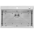 thumbnail image 3 of Ruvati RVH8003 33 x 22 Workstation Ledge Drop-in Tight Radius Kitchen Sink, 3 of 7