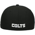 thumbnail image 4 of Men's New Era Black Indianapolis Colts Omaha 59FIFTY Fitted Hat, 4 of 5