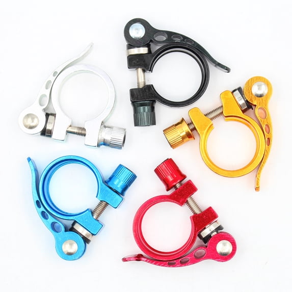 SPRING PARK MTB Road Bike Bicycle Seatpost Clamp Quick Release Seat Post Clamps 28.6/31.8/34.9mm