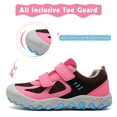 thumbnail image 4 of Mishansha Kids Sneakers Boys Girls Hiking Shoes Lightweight Velcro Tennis Shoes Toddler Running Walking Gym Red 12 little_kid, 4 of 7
