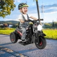 thumbnail image 2 of Costway 6V Kids Bubble Car Electric Ride on Motorcycle with Music Button & LED Headlight Black, 2 of 9