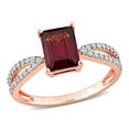 thumbnail image 2 of Everly Women's Garnet 14k Rose Gold Ring, 2 of 2