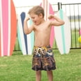 thumbnail image 4 of FORMRS Boys Swim Trunks Quick Dry Mesh Liner Boardshorts Sizes XS-XL, Colorful Skeleton Sun, 4 of 7