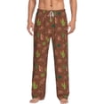 thumbnail image 2 of Lsque Cute Armadillos Print Men's Pajama Pants, Lounge Pant - Comfortable Home Wear,Elastic Waistband, Stylish Design-Large, 2 of 9