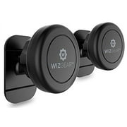 WixGear Magnetic Car Mount, Universal Stick On Mount (2 Pack) Dashboard Magnetic Phone Holder for Car, for Cell Phones and Mini Tablets with Fast Swift-snap Technology, Strong Phone Mount fo