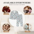 thumbnail image 7 of Fotbe Cute Snowflake Dachshund Pattern Long Sleeve Pajama Set for Women,Sleepwear Set,2-piece Loungewear Set,Soft PJs Comfy Nightwear with Pockets -XX-Large, 7 of 7