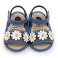 thumbnail image 6 of Uccdo Infant Baby Girls Summer Flower Sandals Flats Newborn Soft Sole First Walker Dress Shoes 0-18M, 6 of 6