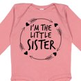 thumbnail image 4 of Inktastic I'm the Little Sister Girls Long Sleeve Baby Bodysuit, 4 of 5