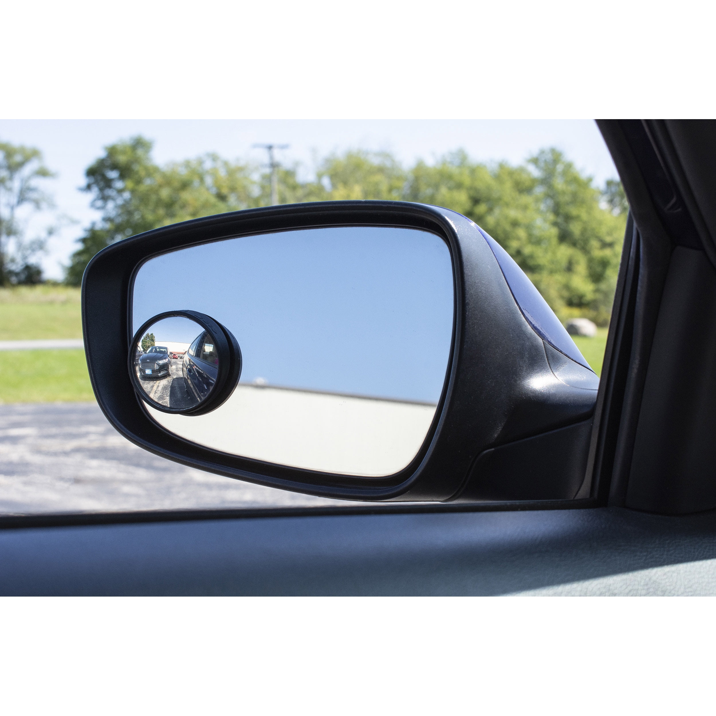 Auto Drive 2-Pack Round Adjustable Blind Spot Mirrors – Universal Vehicle Type – 0.13 lbs.