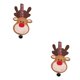 thumbnail image 3 of Bearachild Navidad campana vacaciones árbol de Navidad colgante tela no tejida reutilizable fotografía Prop jardín parque chimenea decoración tipo 3 2piezas, 3 of 6