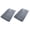 Dark Gray 50 80cm, variant on AOOOWER Set Of 2 Bathroom Mats Shower Floor Rugs Memory Foam Bath Mat Machine Washable