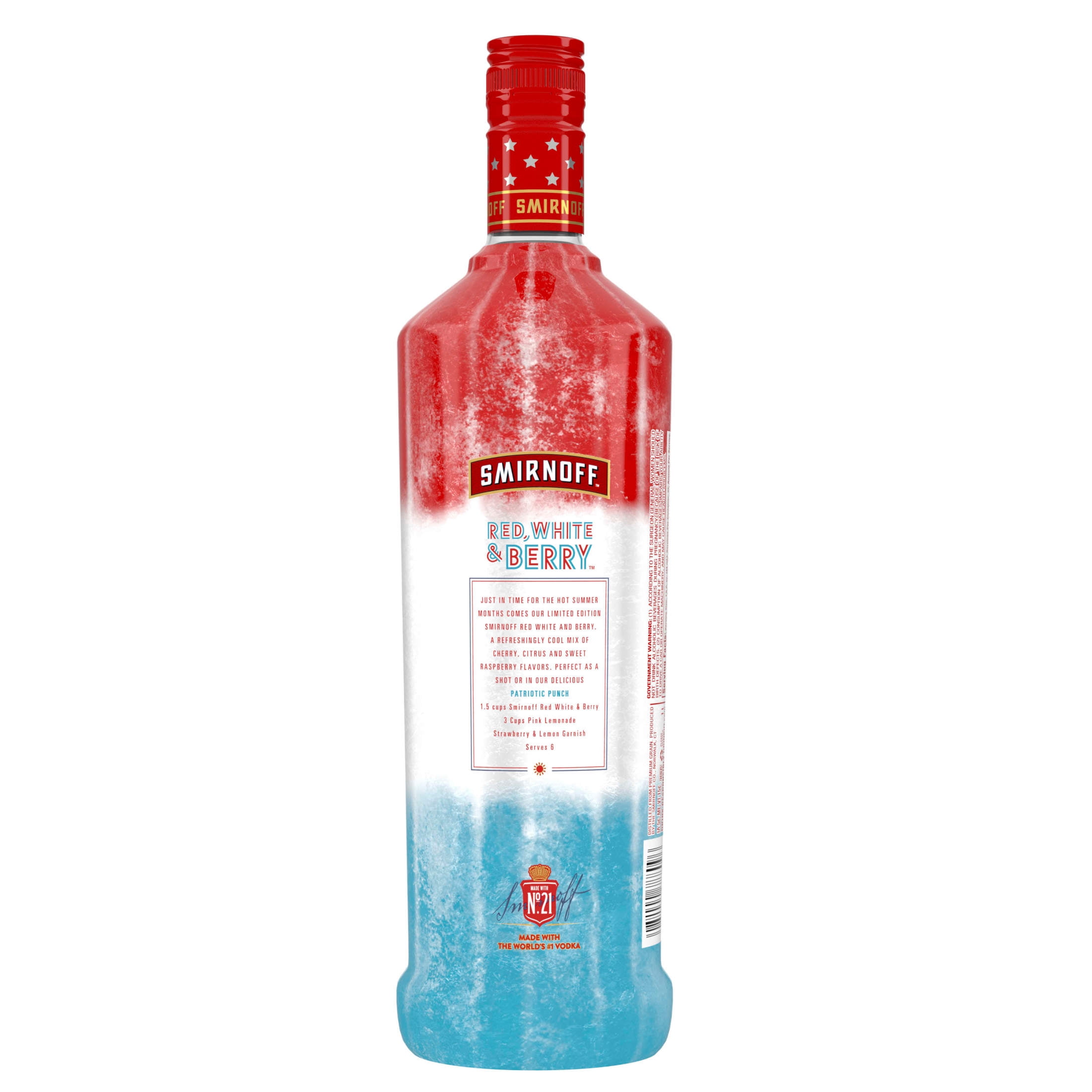 Smirnoff Red, White & Berry (Vodka Infused With Natural Flavors