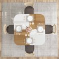 thumbnail image 4 of Gymax 47.5'' Square Dining Table w/Double-colored Splice Desktop 2-Tier Storage Shelves, 4 of 10