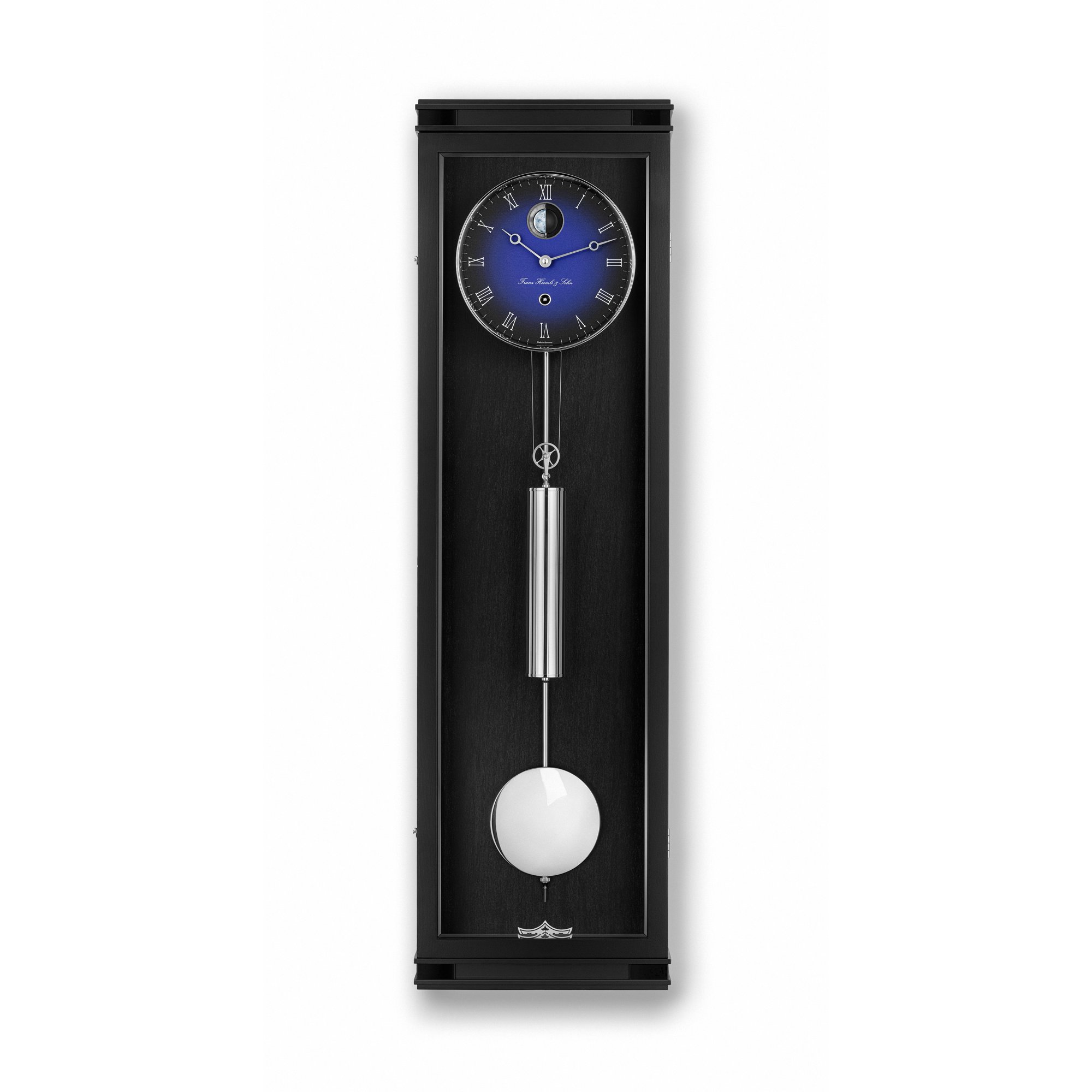 Modern clock with 31 day running time from Hermle