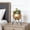 Gold-GD, variant on MMJ Metal Planter with Stand Decorative Floor Flower Pot Iron Drainage Holes 7.68x5.71in for Living Room