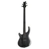 Dean Edge 4 Bass, Trans Black Lefty