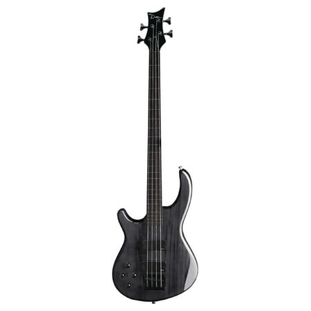 Dean Edge 4 Bass, Trans Black Lefty