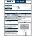thumbnail image 3 of Regadera Redonda Inox Acero Inoxidable Urrea 2090b Urrea 2090B, 3 of 3
