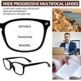 thumbnail image 3 of 3 Pack Progressive Multifocus Reading Glasses for Women and Men Blue Light Blocking Anti Eyestrain Computer Readers, 3 of 7