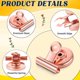thumbnail image 3 of 6 Pack Fridge Magnets Clip Magnetic Clips Heavy Duty, Clips Magnets for Fridge, Strong Refrigerator Whiteboard Magnets Clips for Fridge, Whiteboard, Office, School, Kitchen(Rose Gold), 3 of 5