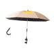 thumbnail image 2 of Sombrilla para cochecito de bebé, sombrilla plegable de 360 ​​grados, resistente al sol, para cochecito de bebé Beige, 2 of 8