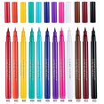 thumbnail image 3 of 12 Uds. Delineador de ojos líquido colorido arcoíris mate Set 12 colores suave e hiperafilado pincel delineador de ojos Bdliv,11 Feliz Sencillez, 3 of 4