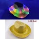 thumbnail image 1 of Sombrero de vaquera brillante LED para niño, sombrero de novia luminoso de neón para vacaciones, suministros de iluminación, accesorios fluorescentes para fiesta de despedida de soltera, 1 of 5