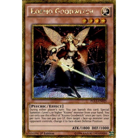 YuGiOh Premium Gold: Infinite Gold Gold Secret Rare Kozmo Goodwitch PGL3-EN025