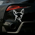 thumbnail image 3 of Walbest Universal Car SUV Vehicle Motorcycle Cute Chihuahua Dog Reflective Decals Sticker Decoration, 3 of 6
