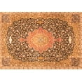 thumbnail image 1 of Ahgly Company Indoor Rectangle Medallion Orange Traditional Area Rugs, 3' x 5', 1 of 1