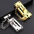 thumbnail image 2 of Durability 304 Stainless Steel Door Latches Chain Adjustable Security Lock, 2 of 7