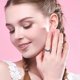 thumbnail image 2 of Anillo de panda para mujer, lindo anillo envolvente, anillos ajustables, anillo de dedo apilable, 2 of 5