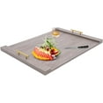 thumbnail image 2 of Rectangular Stove Top Cover, Oak White Noodle Board Stove Cover for Electric Stove and Gas Stove, Removable Built-in Handles, Suitable for Kitchen, RV, Restaurant, 2 of 9