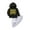 Black, variant on Fesfesfes Toddler Kids Boys Cotton Fashion Letter Print Hoodie Solid Color Tow-piece Set